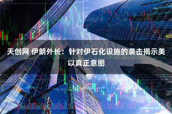 天创网 伊朗外长：针对伊石化设施的袭击揭示美以真正意图